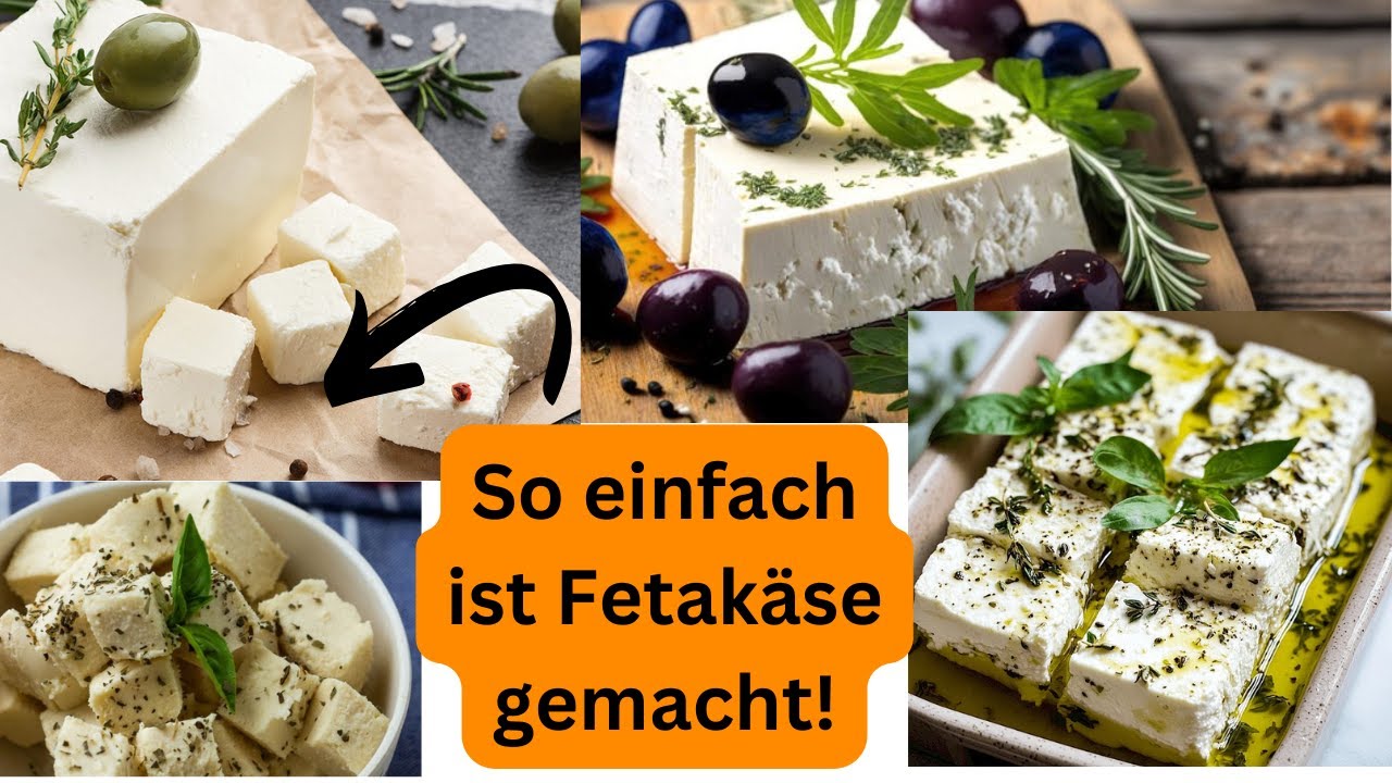 Nur 3 Zutaten! Hausgemachter Feta-Kräuterkäse in 10 Minuten!