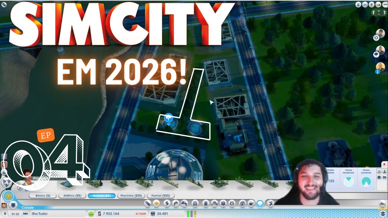 SIMCITY 5 em 2026! #EP4 - Parque muito PiK4!