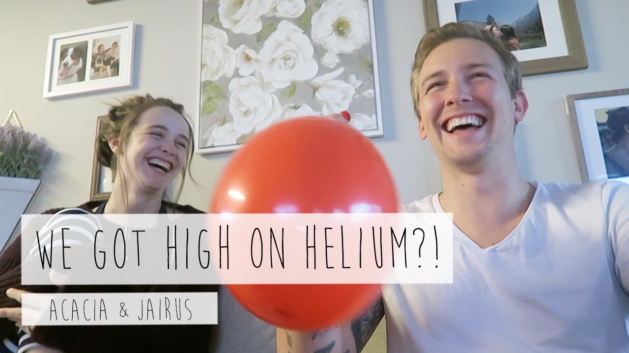 WE GOT HIGH ON HELIUM?! | ACACIA & JAIRUS