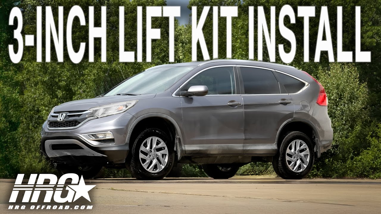 How to Lift the 2015-16 Honda CR-V 3 Inches with the HRG Offroad Lift Kit!