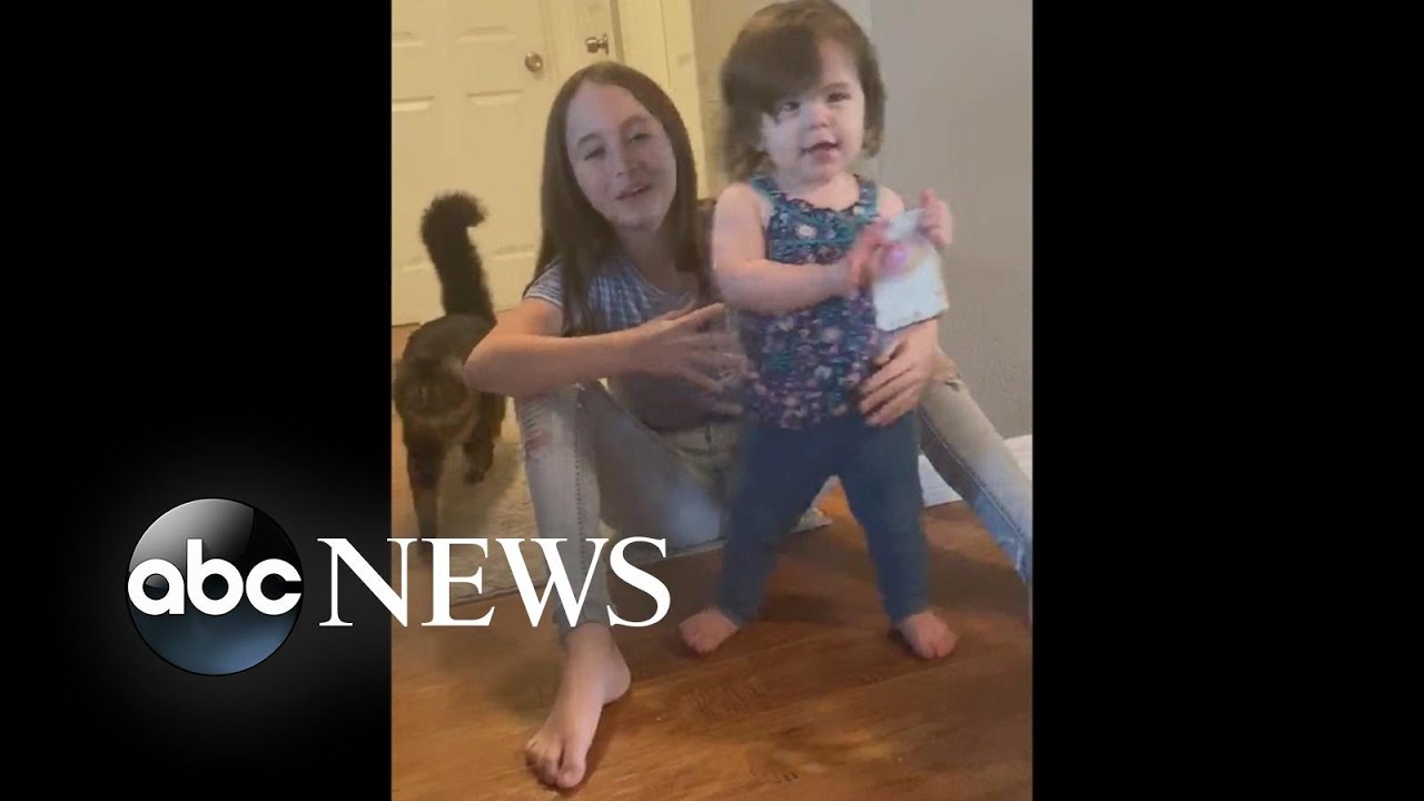 America Strong: Little girl defies the odds and takes her first steps