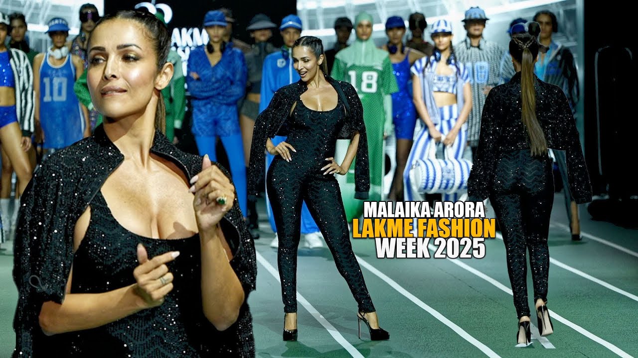 Malaika Arora Walking The Ramp In Gorgeous Bridal Look at Lakmé Fashion Week 2025