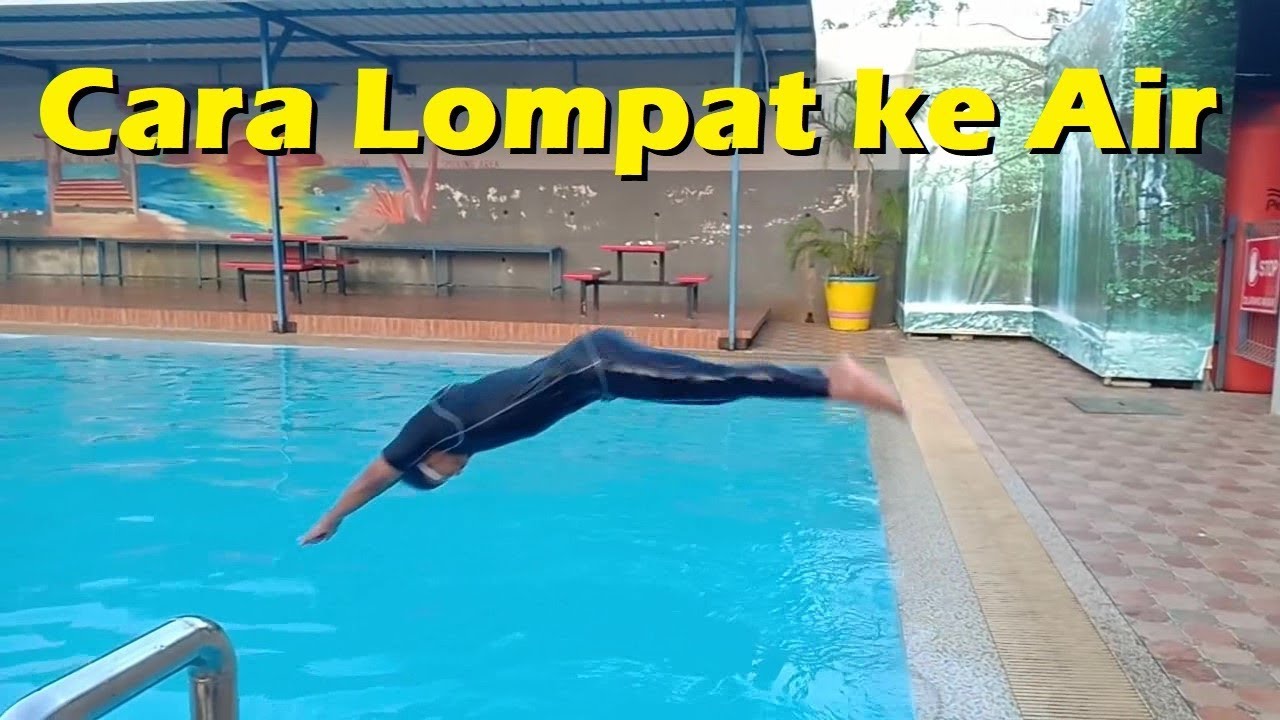 Tutorial cara lompat ke air dalam renang (jump start)