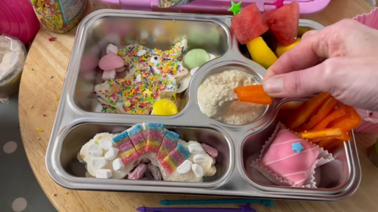 Quick easy fun UNICORN LUNCH BOX IDEA | Lunchbox World