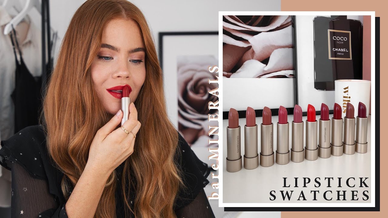 bareMinerals MINERALIST Hydra-Smoothing Lipstick Review & Swatches