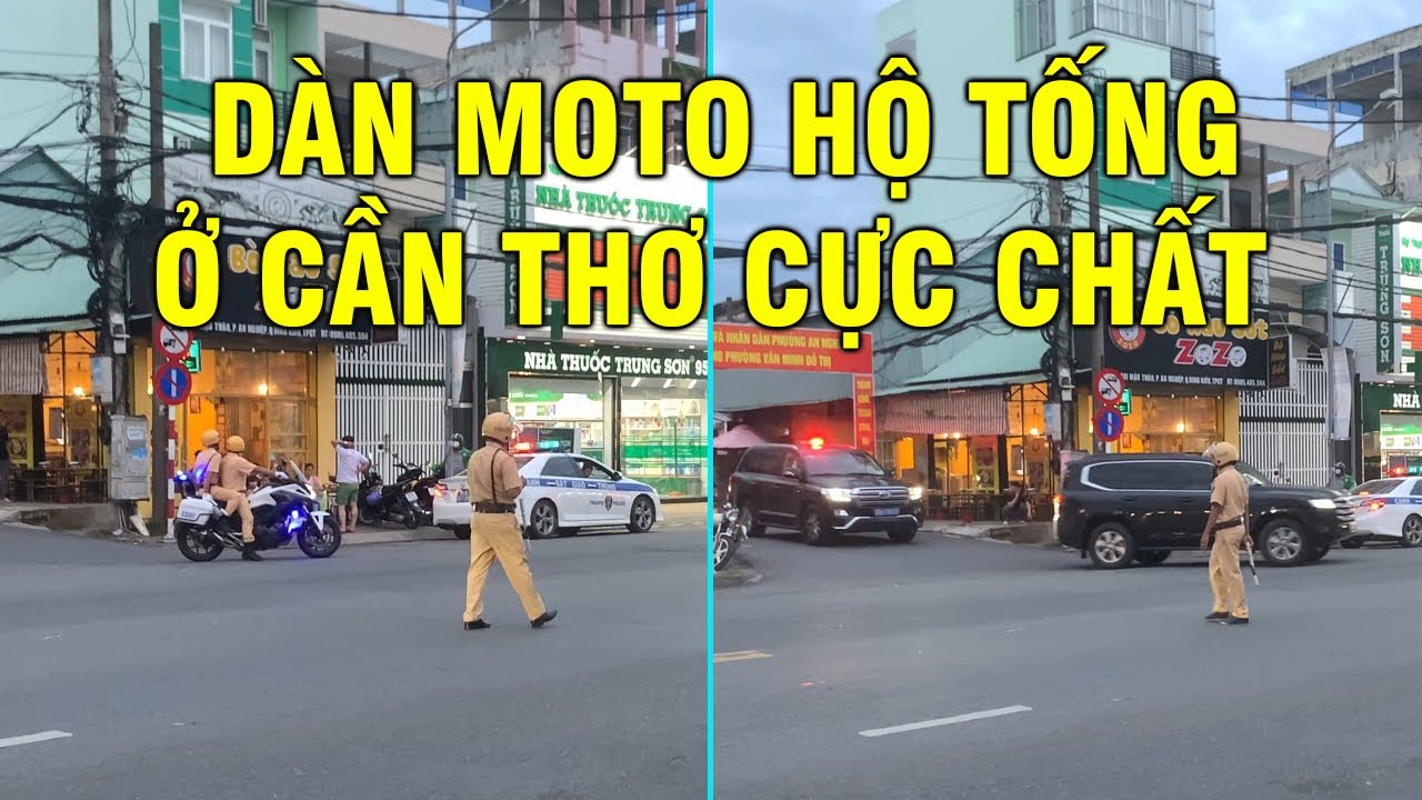 Nhờ CSGT và cảnh vệ mở đường, thủ tướng có thể hoàn thành lịch trình dày đặc ở Sài Gòn và Cần Thơ