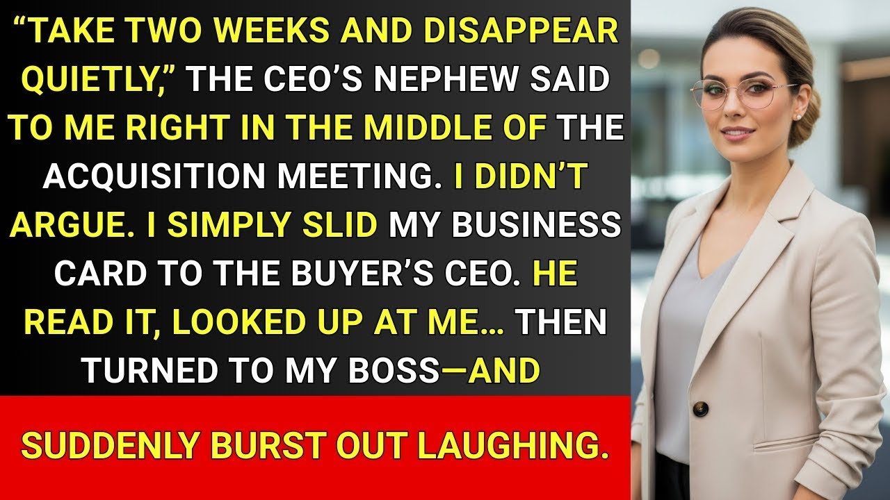 He Laughed When I Handed Him My Card—That Mistake Ended His Career