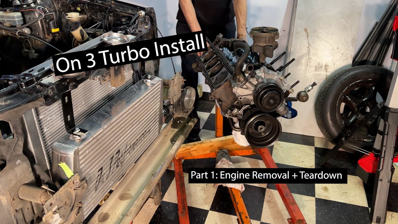 TURBO FOXBODY INCOMING!! On3 Turbo Install Part 1: Engine Removal + Teardown