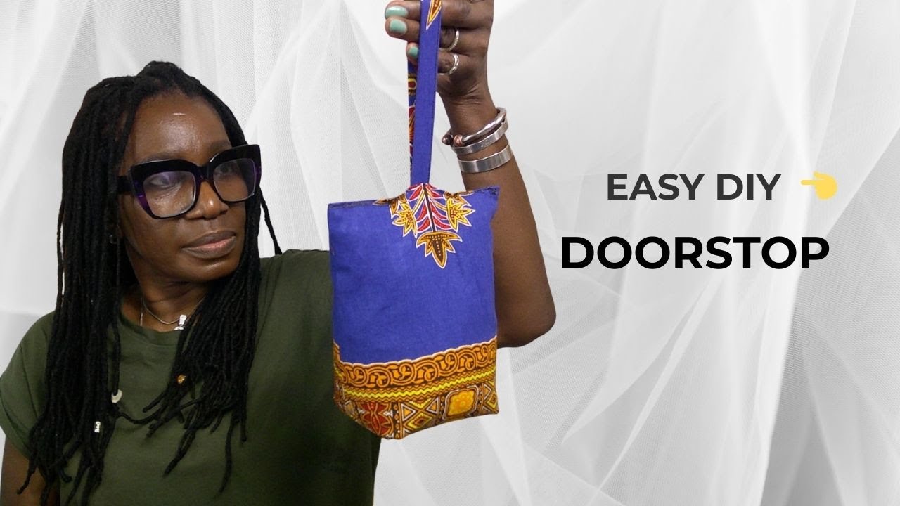 Как сделать простой дверной упор | Легкое шитье для начинающих | Что у меня на столе в четверг, в...