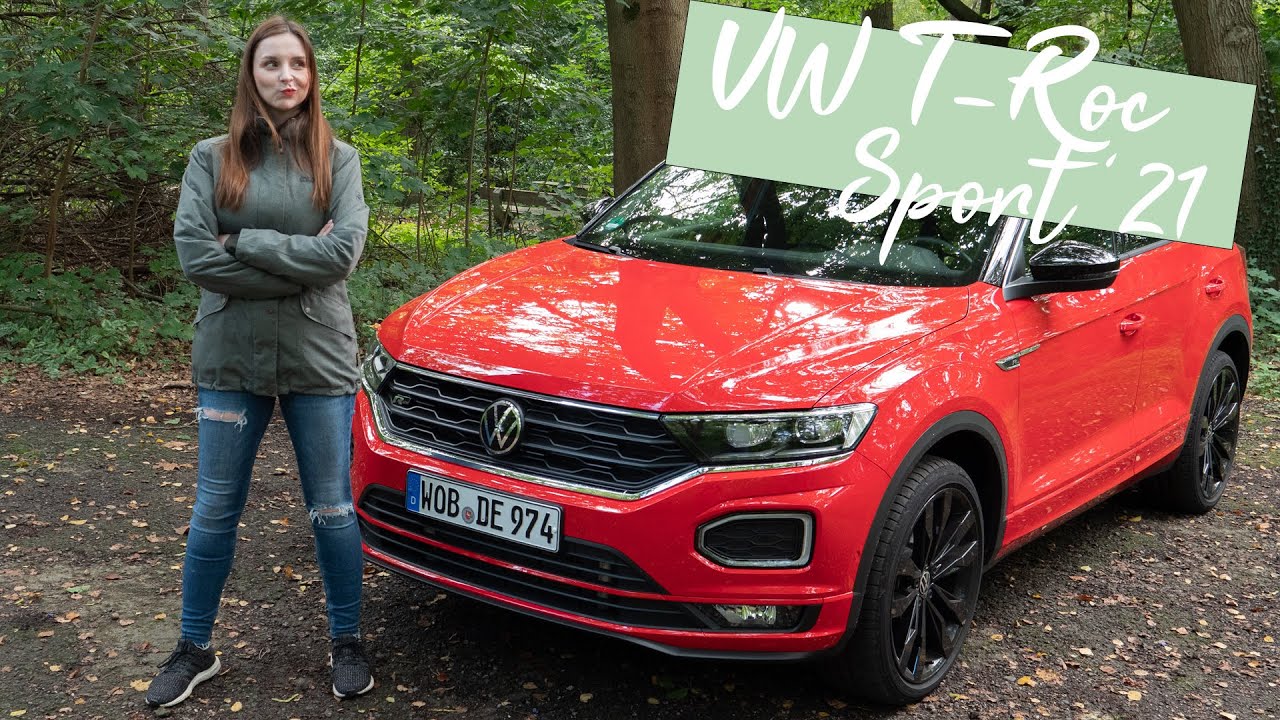 2021 VW T-Roc Sport 2.0 TSI Test: braucht der &uuml;berhaupt ein Facelift?  [4K] - Autophorie
