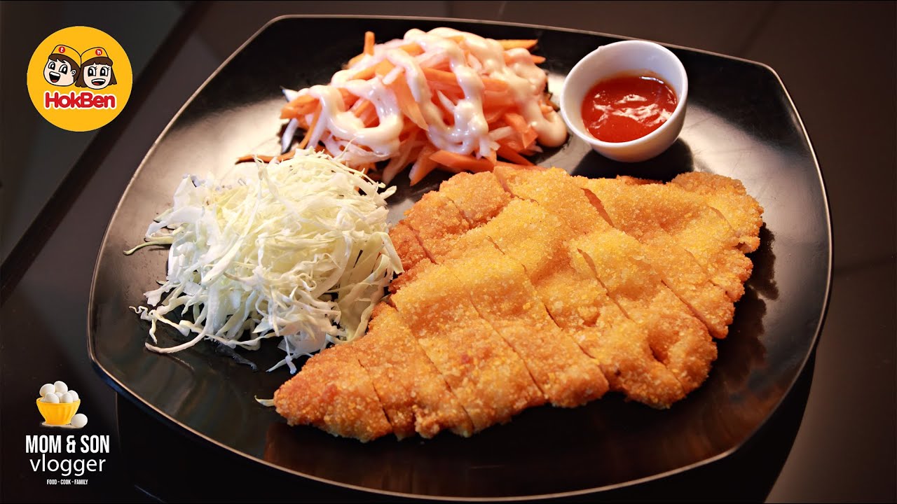 Resep Chicken Katsu Ala Hokben - Lengkap Dengan Resep Salad Hokben Untuk Jualan