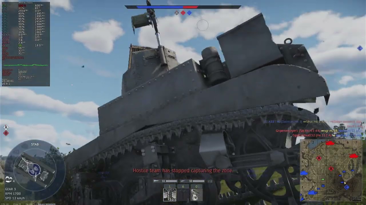 War Thunder Potato laptop 2025 on Linux 720P Low Potato Laptop