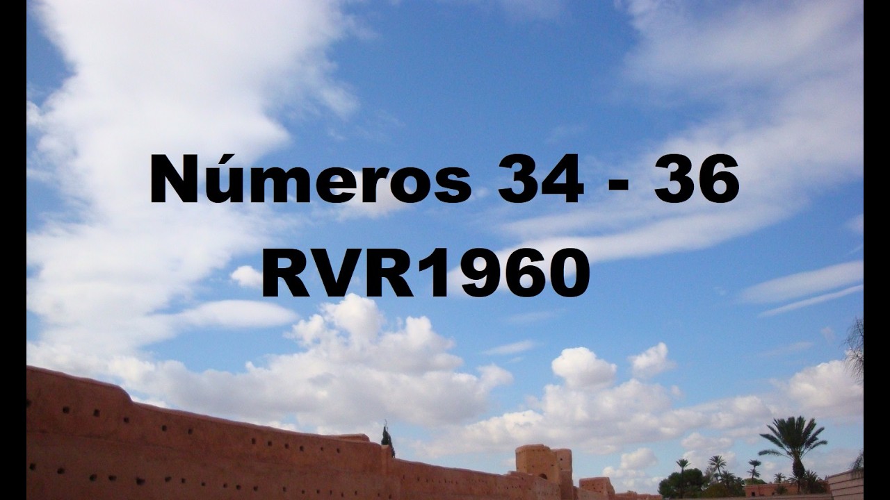 Numeros 34 - 36