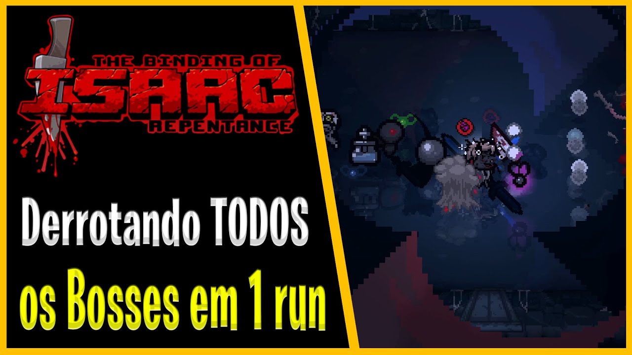 DERROTANDO TODOS OS BOSSES EM 1 SÓ RUN - The Binding of Isaac Repentance - #1024 PTBR