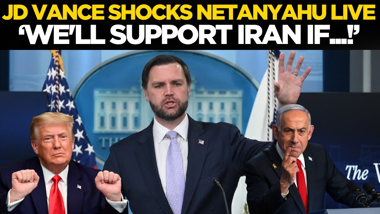 VANCE WARNS ISRAEL LIVE| Shut Up or Risk Losing Military Aid!' JD Vance's Shock Warning to Netanyahu
