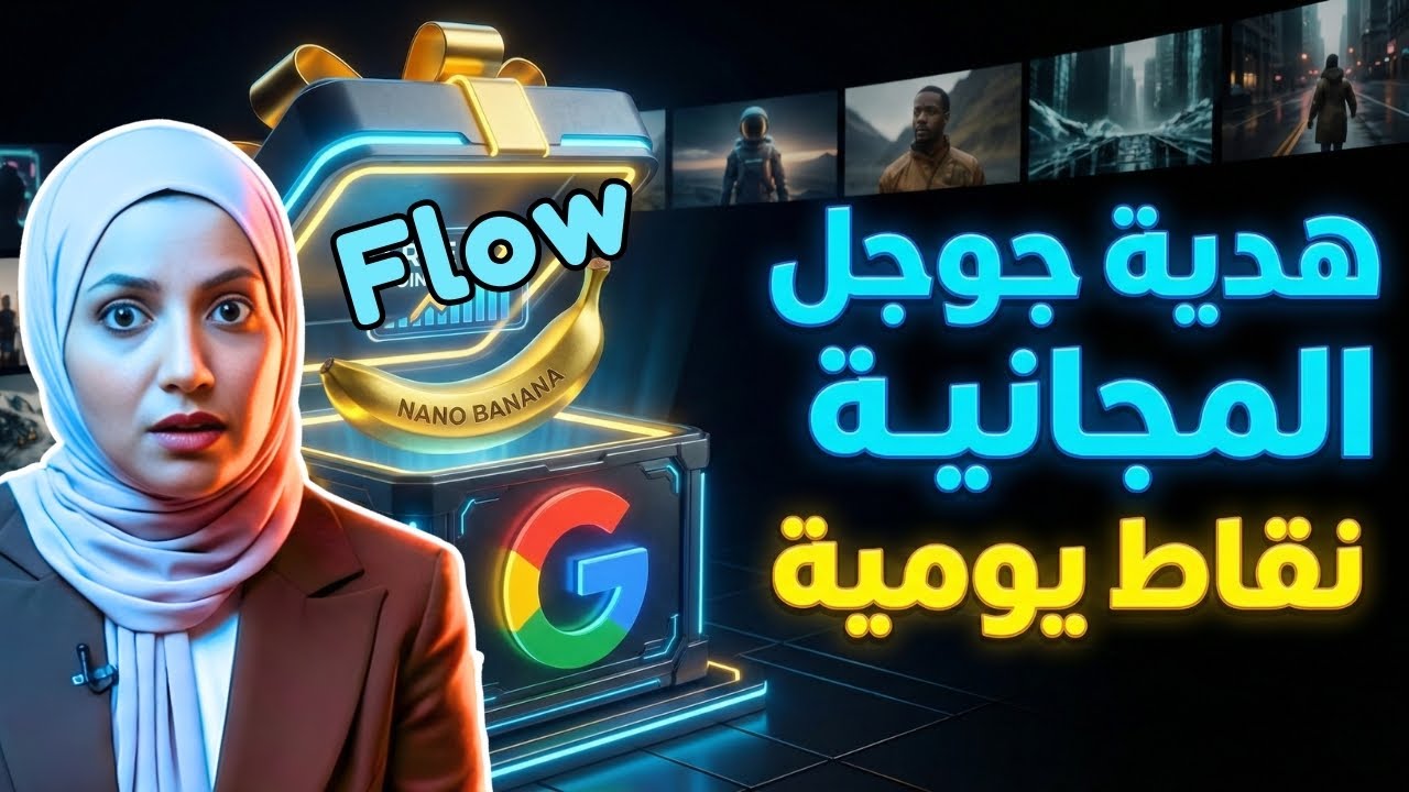 من جوجل مباشرة.. نقاط مجانية يومياً لإنشاء صور بنانو بنانا برو وفيديوهات Veo3.1