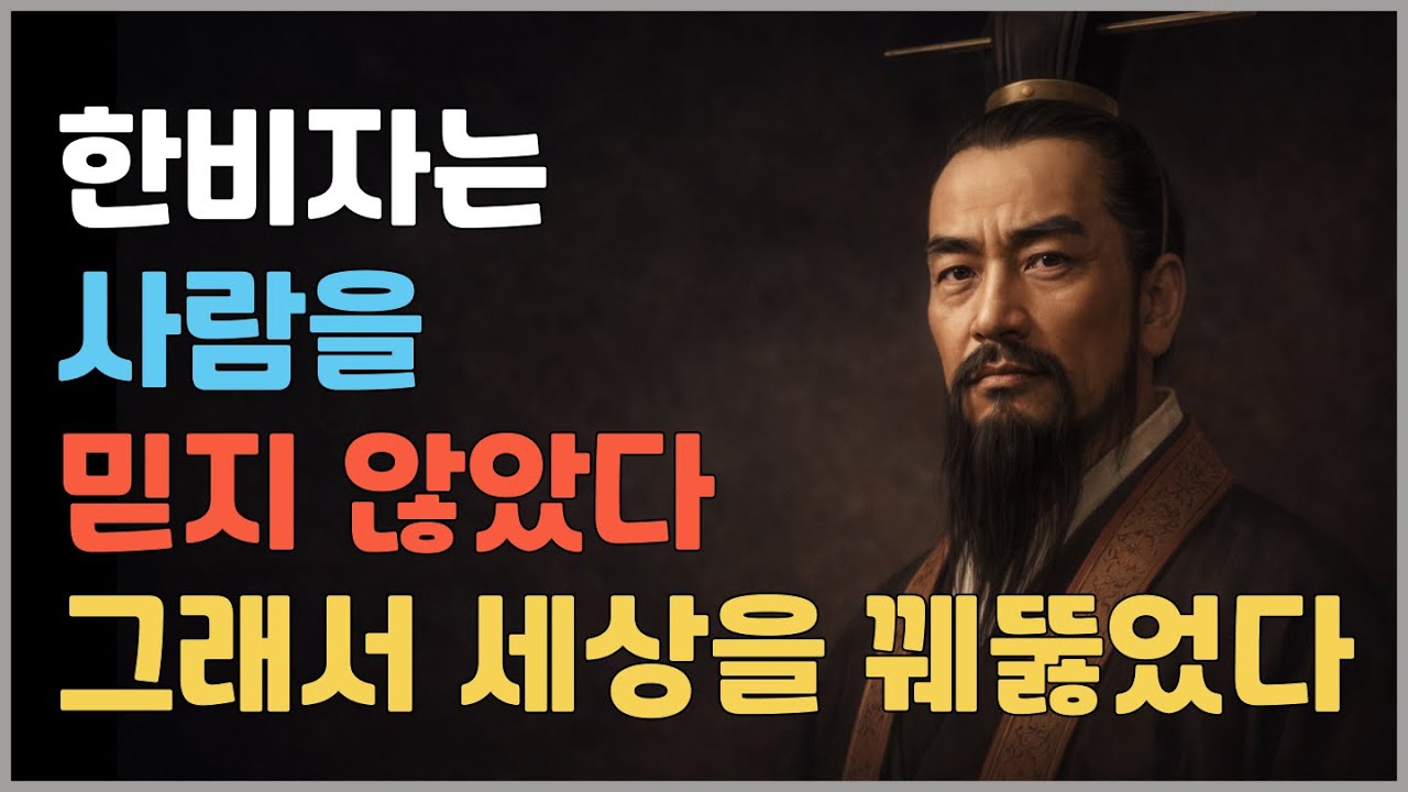 한비자 명언 100선｜사람을 믿지 말고, 제도를 믿어라