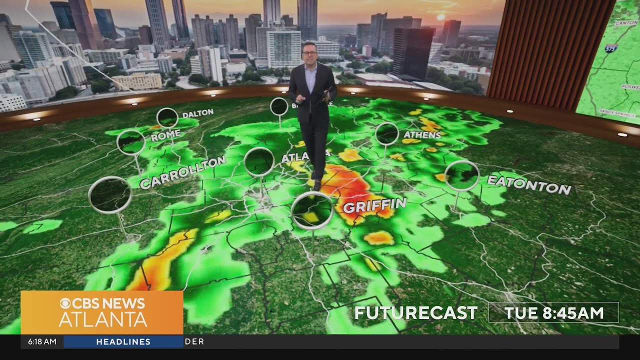 Georgia weather forecast: Rain moves through metro Atlanta, stronger storms ahead