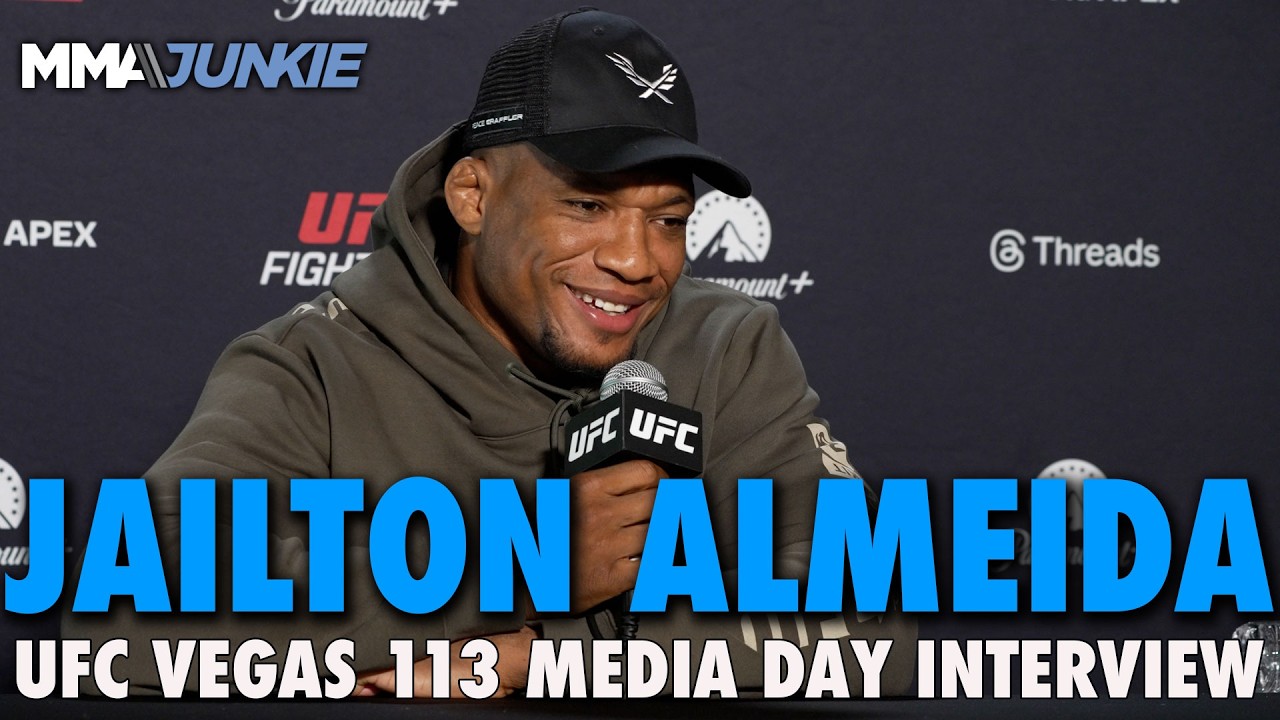 Jailton Almeida fixed 'aggression' issue, wants Volkov rematch or Ciryl Gane | UFC Vegas 113