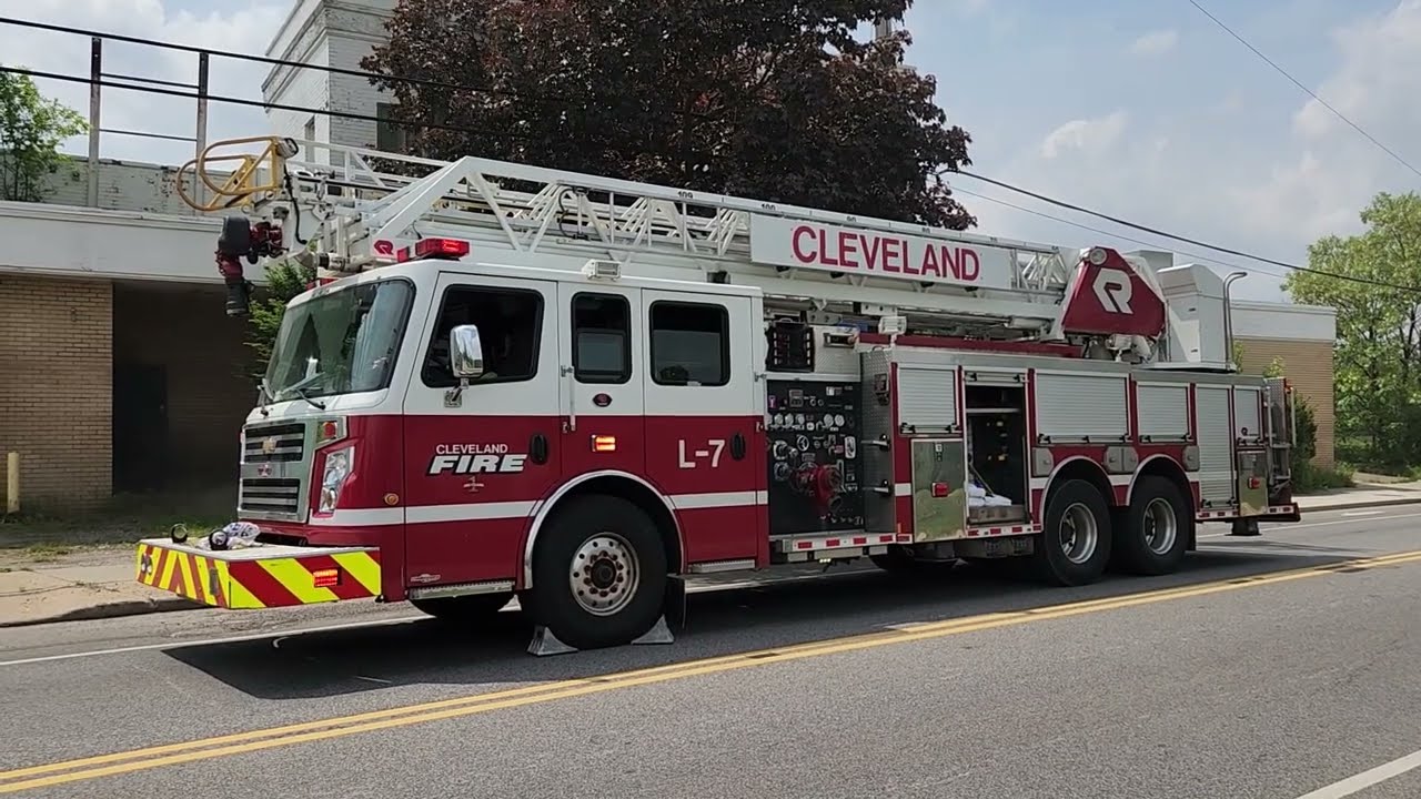 Cleveland Fire Apparatus on Scene