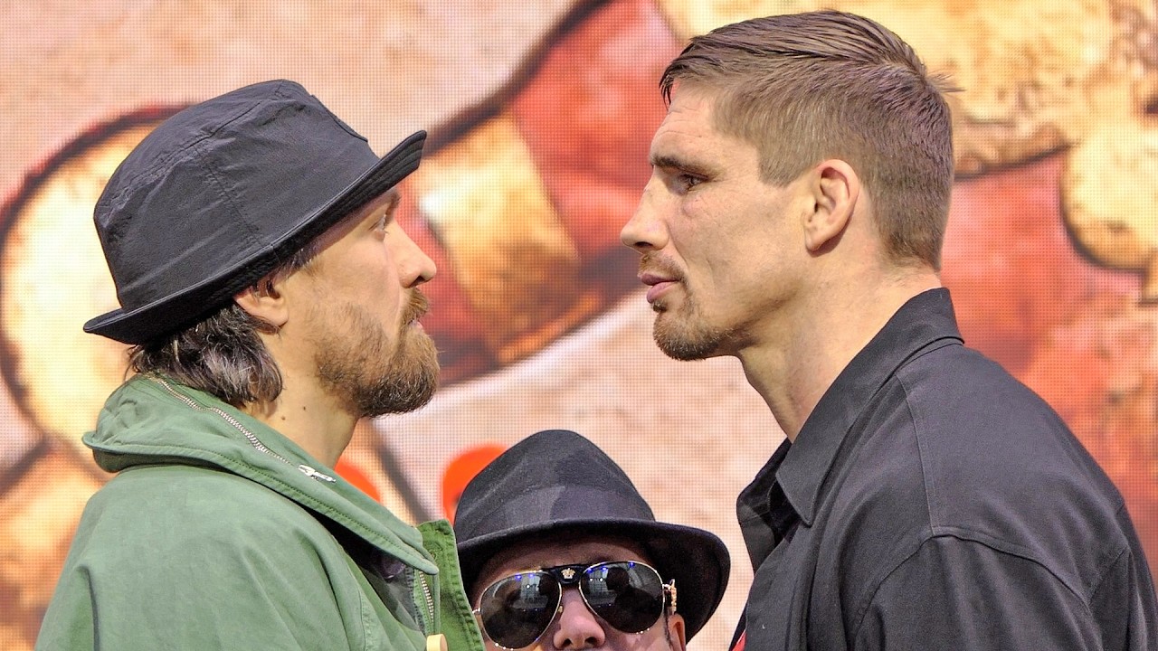 FIRST FACE OFF: Oleksandr Usyk vs. Rico Verhoeven &bull; HEAVYWEIGHT HEAD TO HEAD | DAZN Boxing