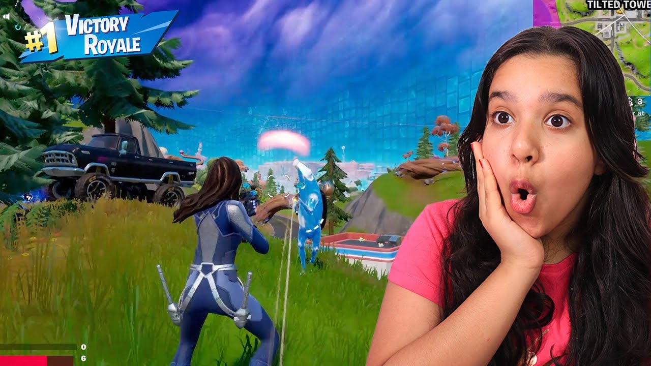 شفا أول مرة تلعب فورت نايت بالسيت اب الجديد !new Pink gaming  setup