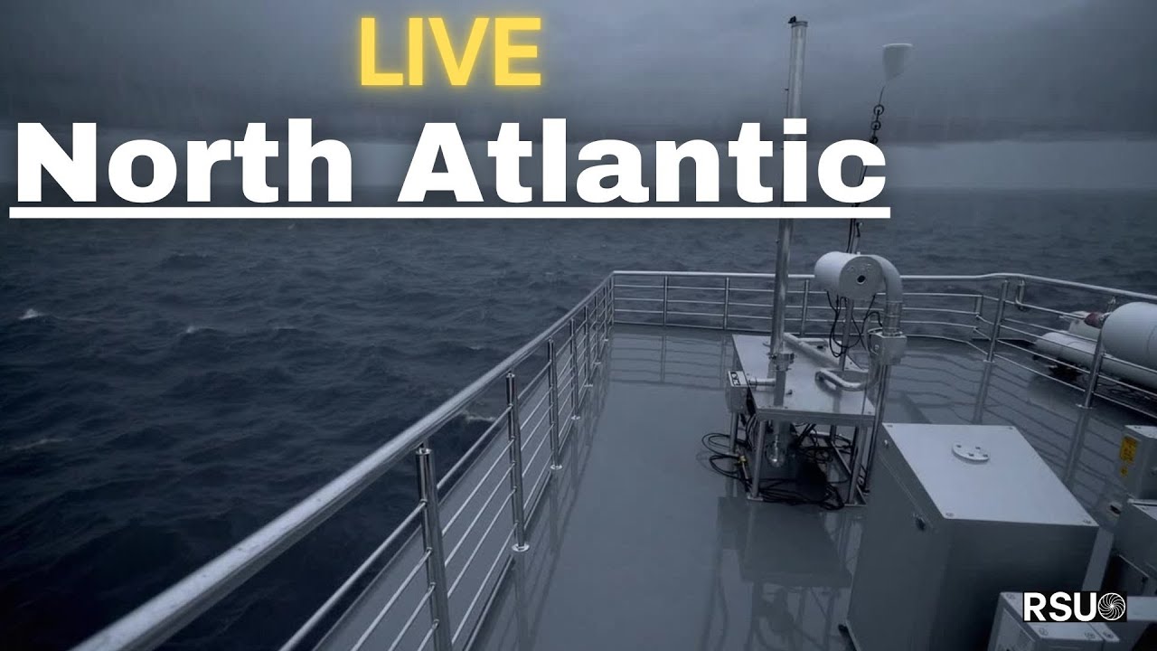 North Atlantic Ocean Storm | Isolated Oil Rig POV in Dangerous Waves