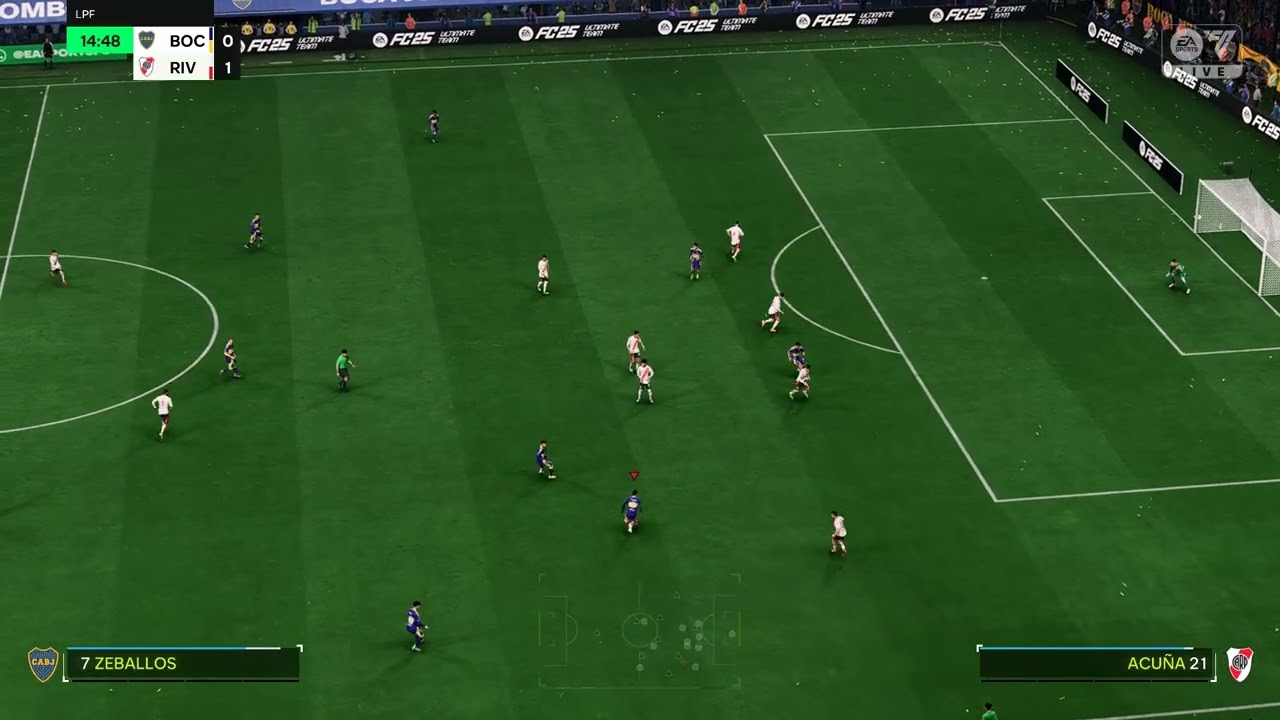 EAFC 25 Mod - Boca vs River 1st half