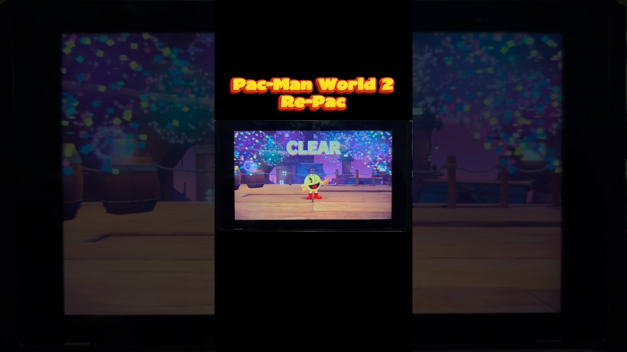 PacMan&rsquo;s Smash Bros Victory theme in PacMan World 2 Re-Pac!!! #pacman #pacmanworld2 #supersmashbros