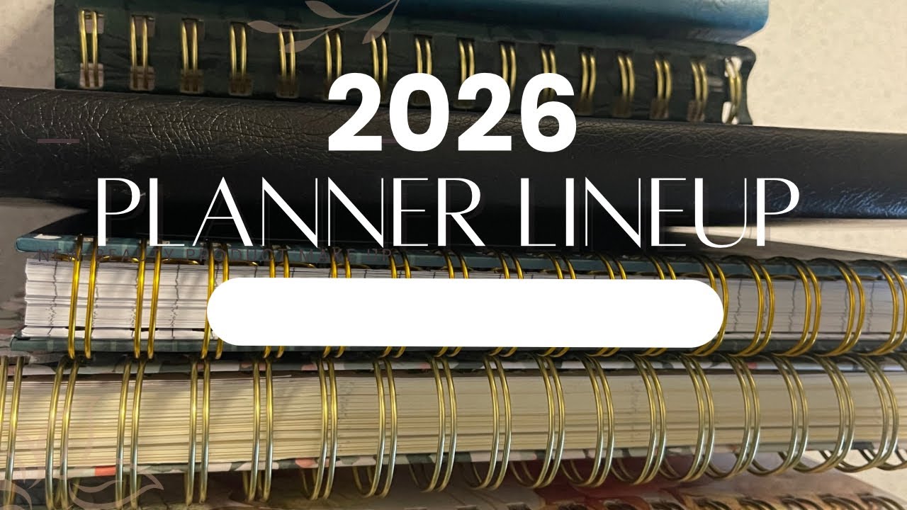 My 2026 Planner & Notebook Lineup | Planning My Most Intentional Year Yet