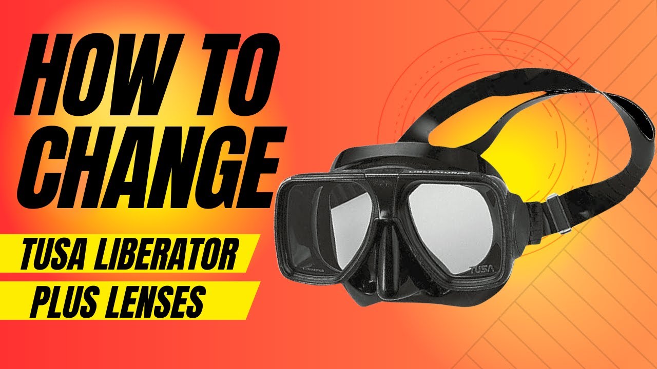 How to Change TUSA Liberator Plus Mask Lenses to Eye Prescription Lenses #scuba #snorkeling #ocean