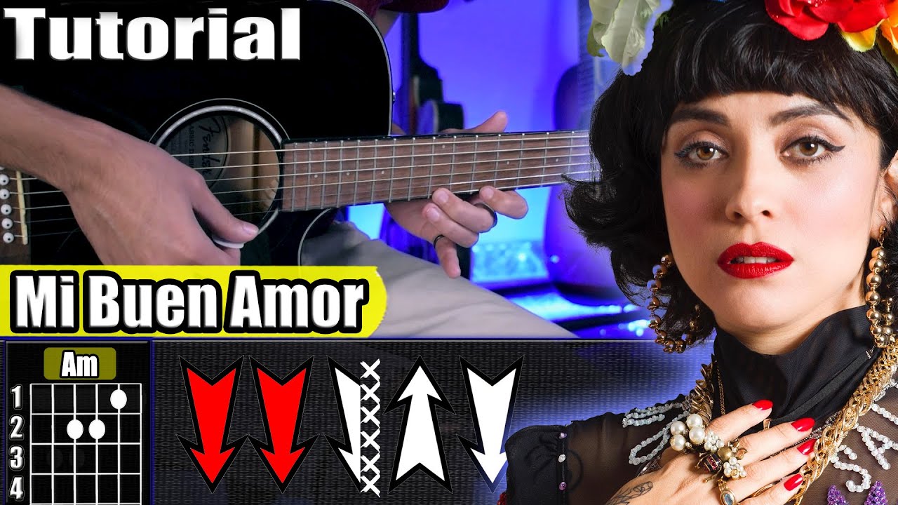 Mi Buen Amor - Mon Laferte x Enrique Bunbury - Guitarra | TUTORIAL | Acordes