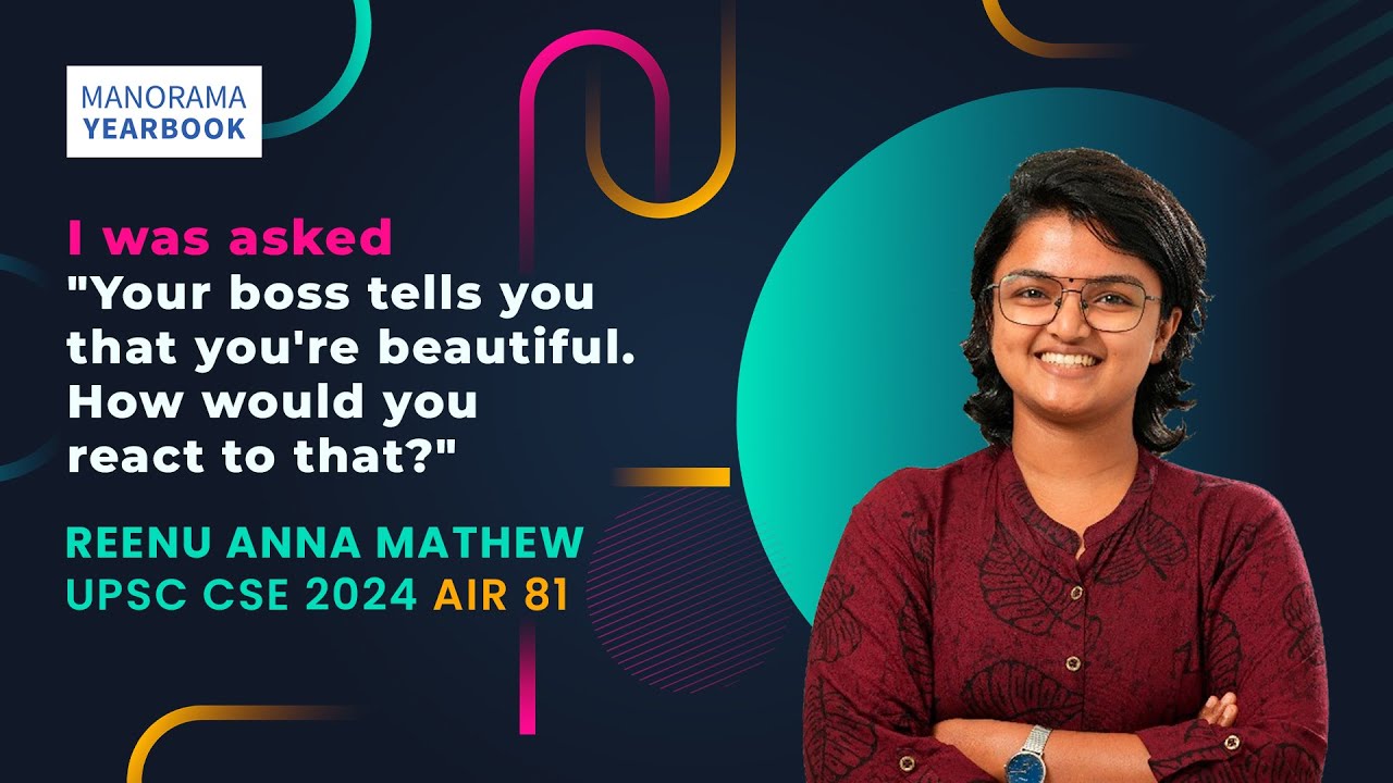 I had micro goals for the day & macro goals for the month | Reenu Anna Mathew | UPSC CSE 2024 AIR 81