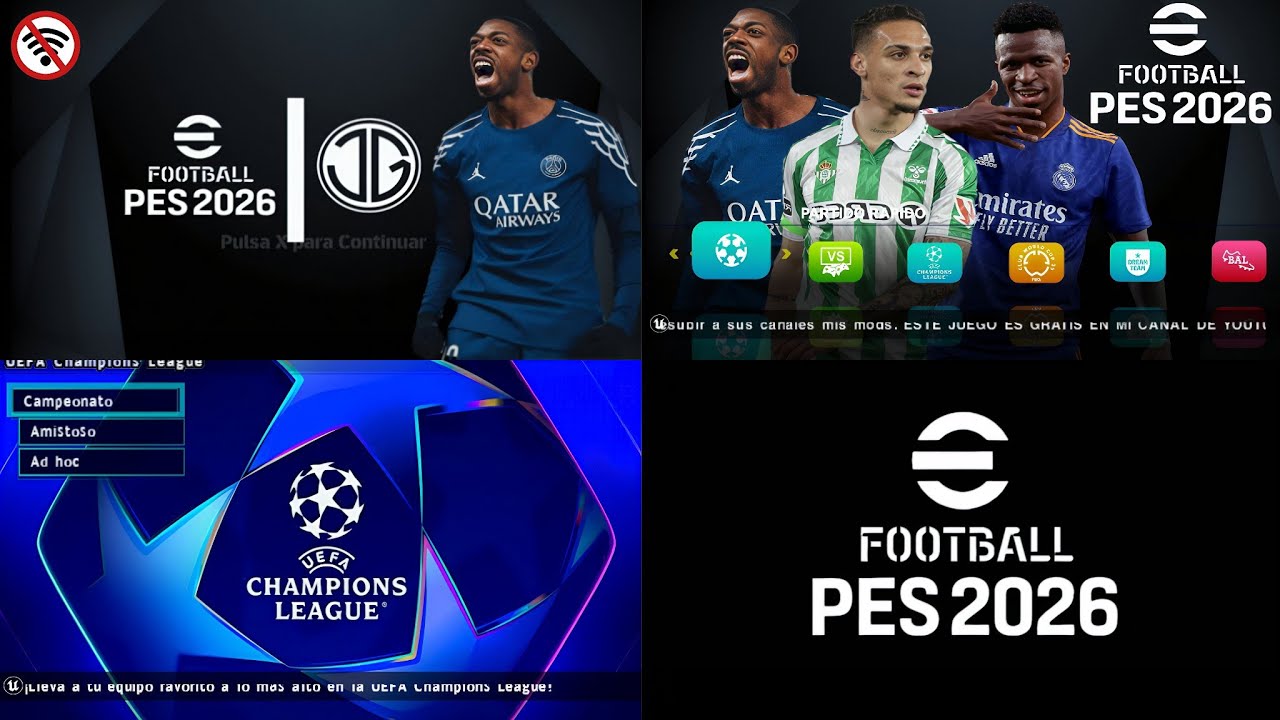 eFOOTBALL PES 2026 PPSSPP NEW UPDATE  LATEST TRANSFERS & REAL FACES 2025/26 ANDROID OFFLINE