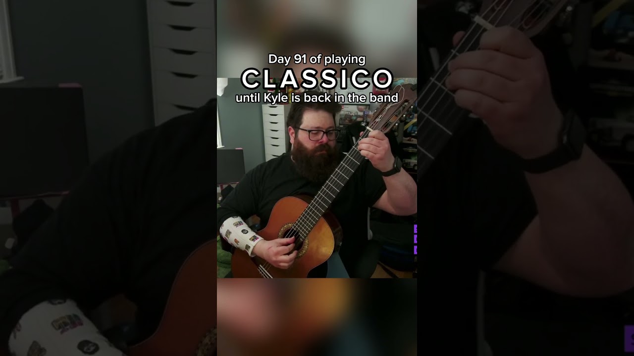 Classico pt 2 - Day 91 | @tenaciousd #shorts #classicalguitar #tenaciousd