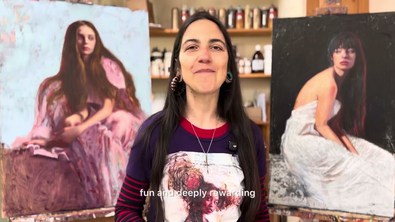 Create Bold Expressive Figurative Art with me!