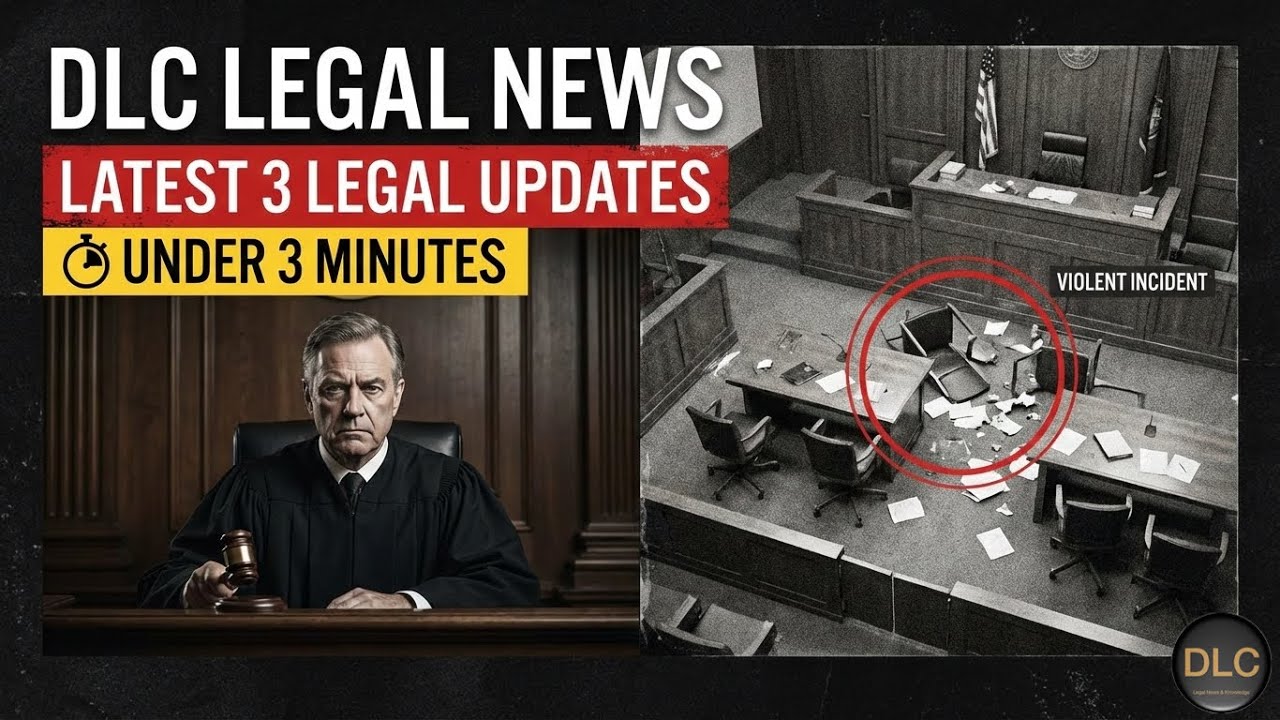 3 Legal News under 3 minutes. Latest updates. Watch Now !
