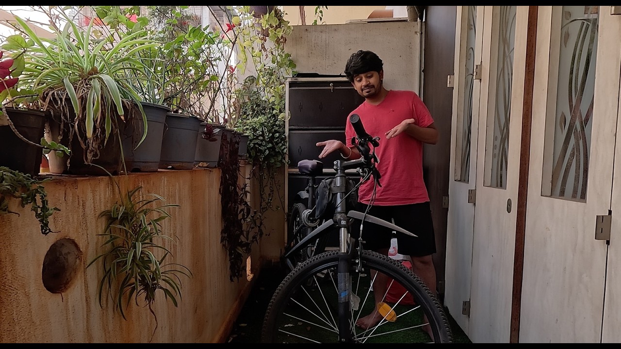 Itni Gandi Cycle ko clean karna pada