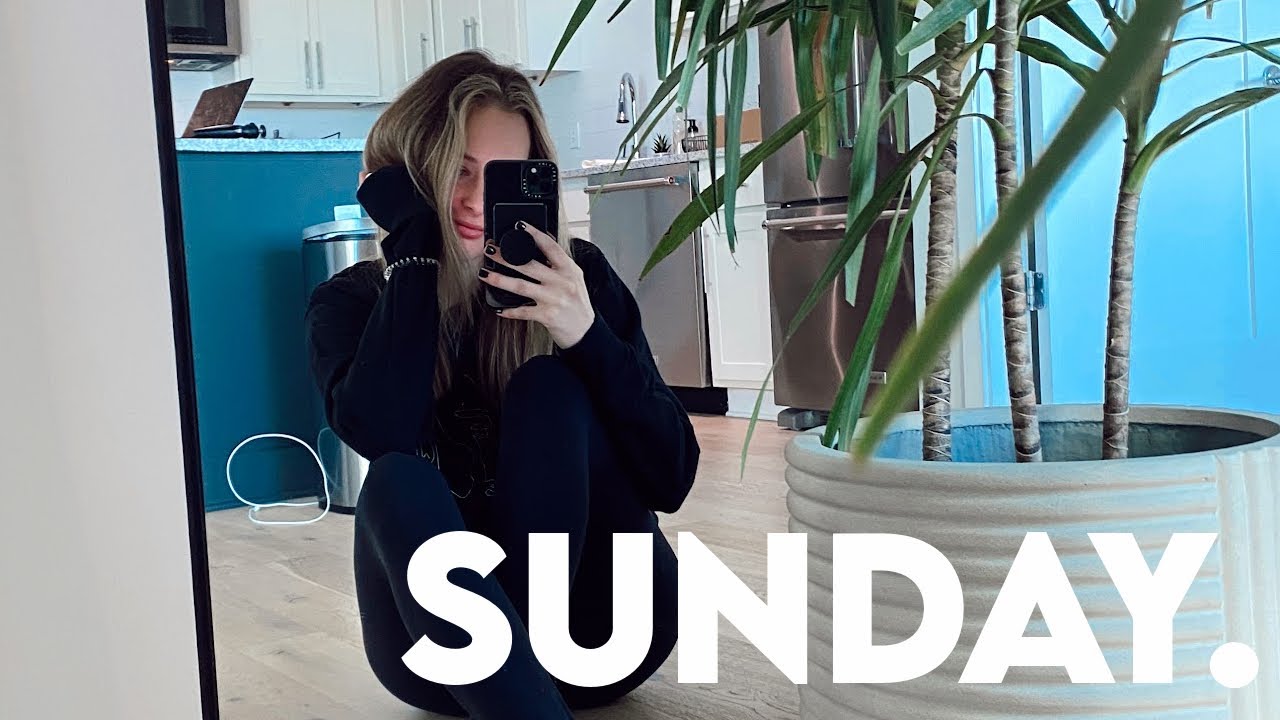 chill sunday VLOG || prepping my week & skincare routine 🌙
