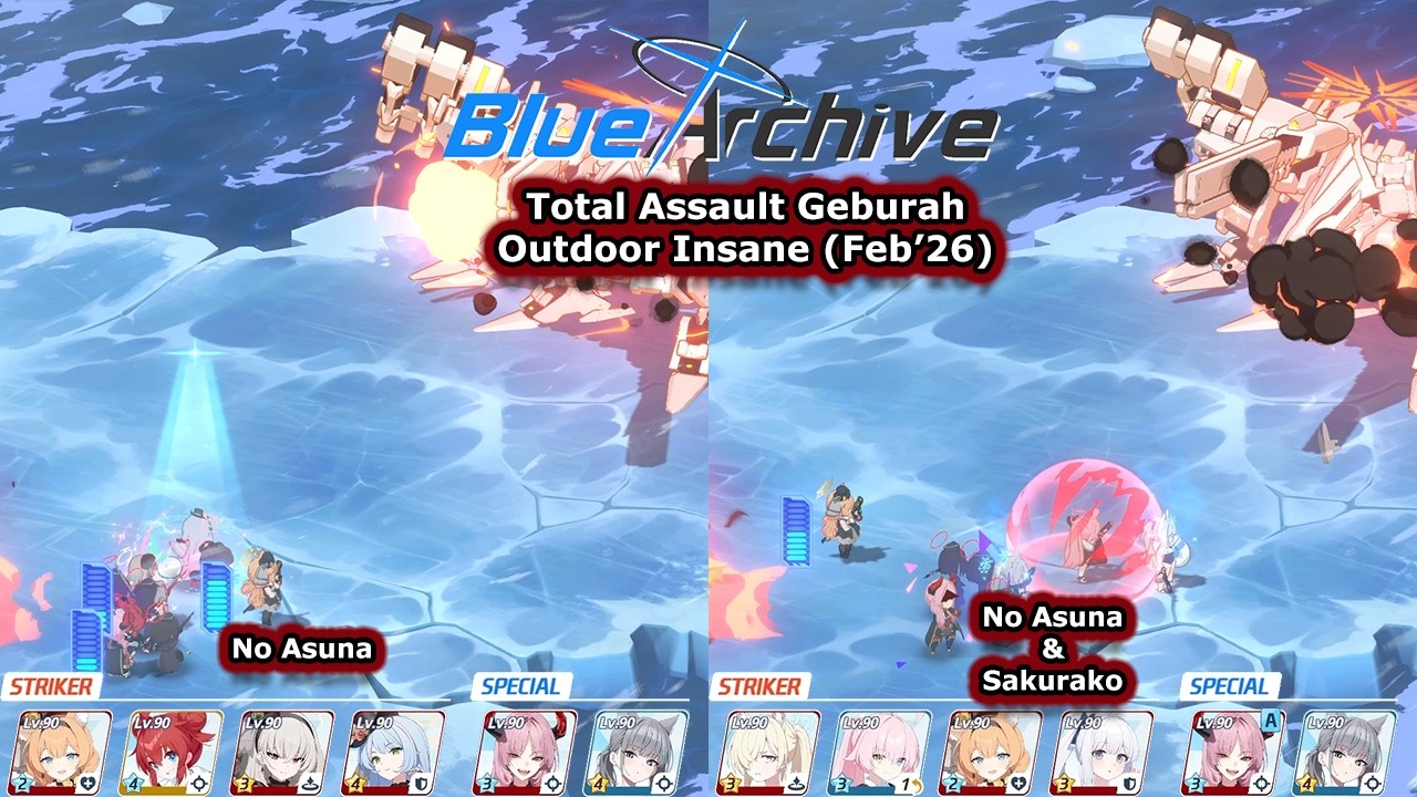Blue Archive Global - Total Assault Geburah Insane Outdoor (Feb'26)