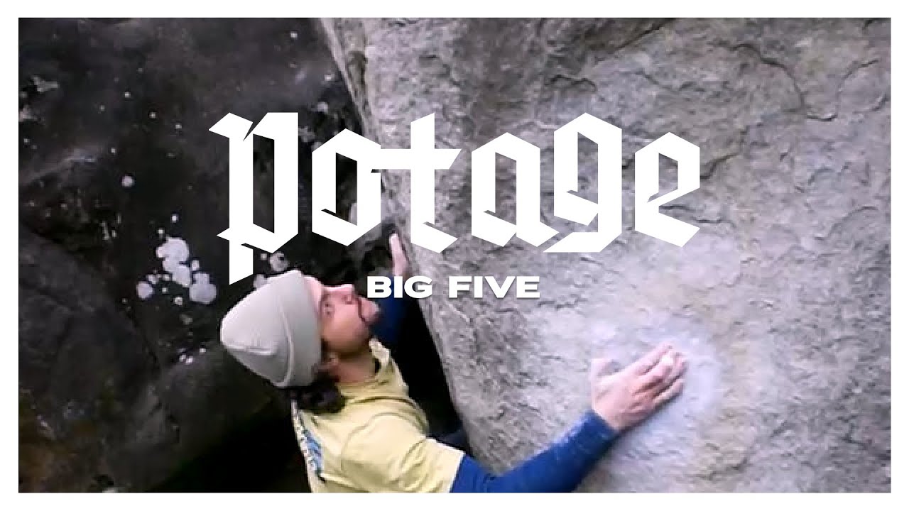 Bouldering Fontainebleau : Session Big Five old school
