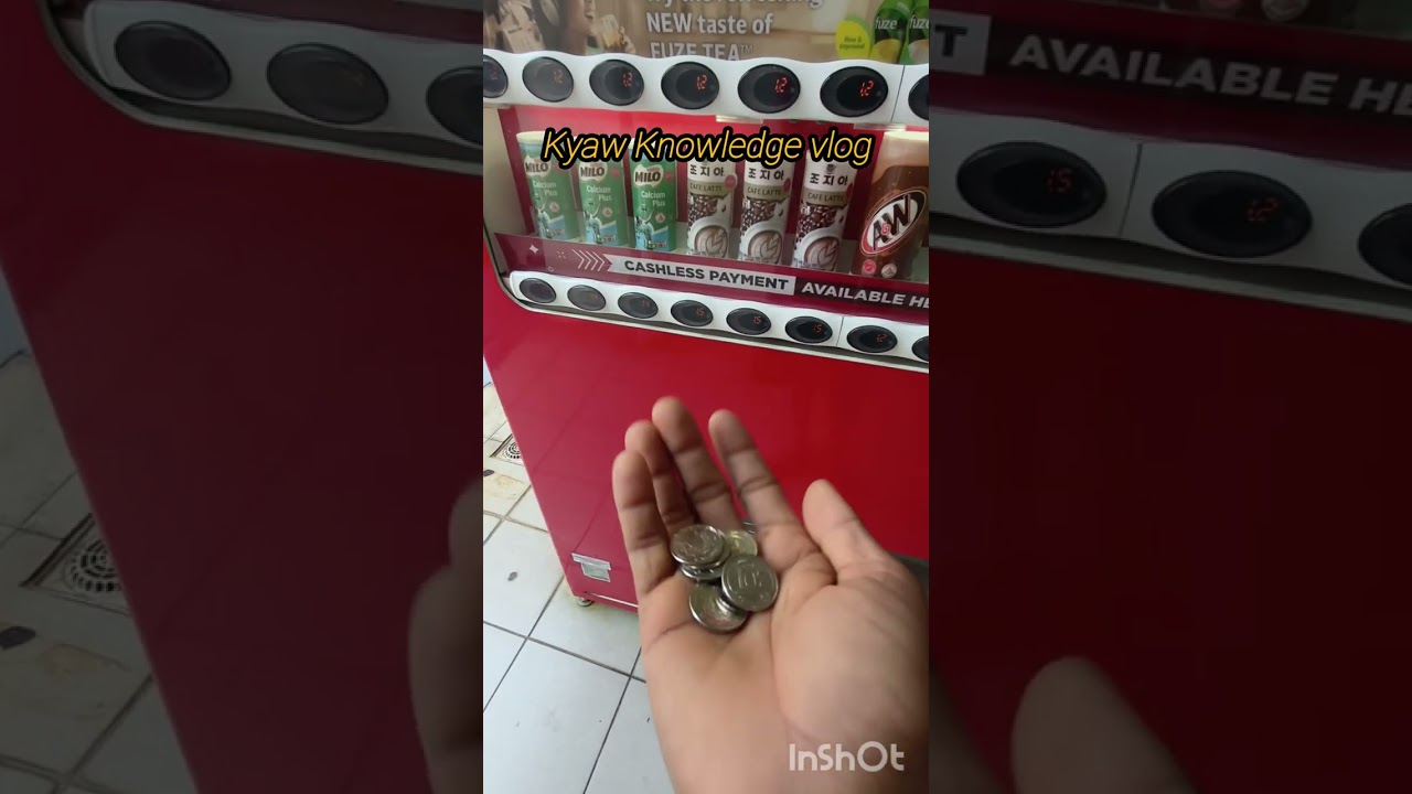 How to buy Juice from Vending Machine in Singapore🥰