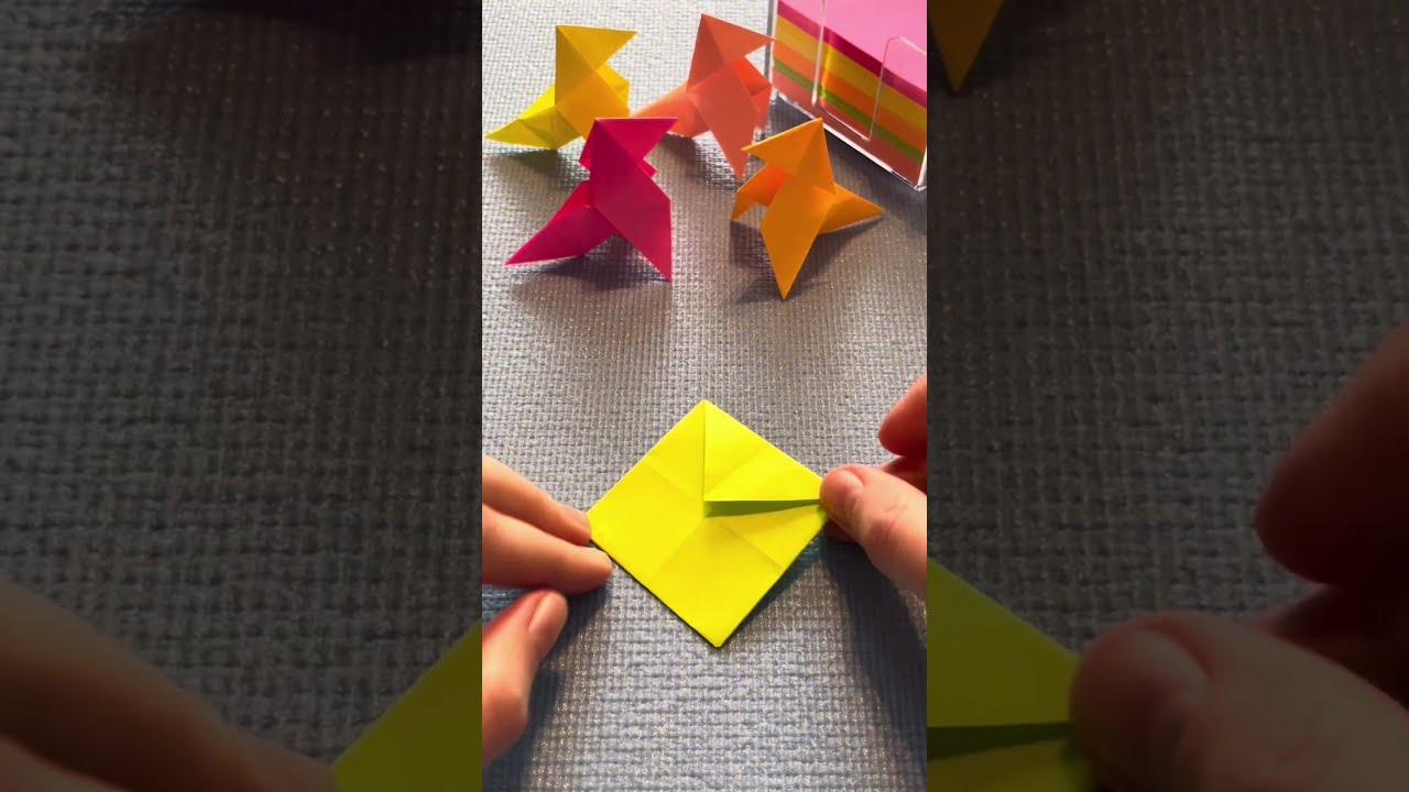 Professor&rsquo;s origami bird (La Casa de Papel) #origami #origamitutorial #origamibird #lacasadepapel