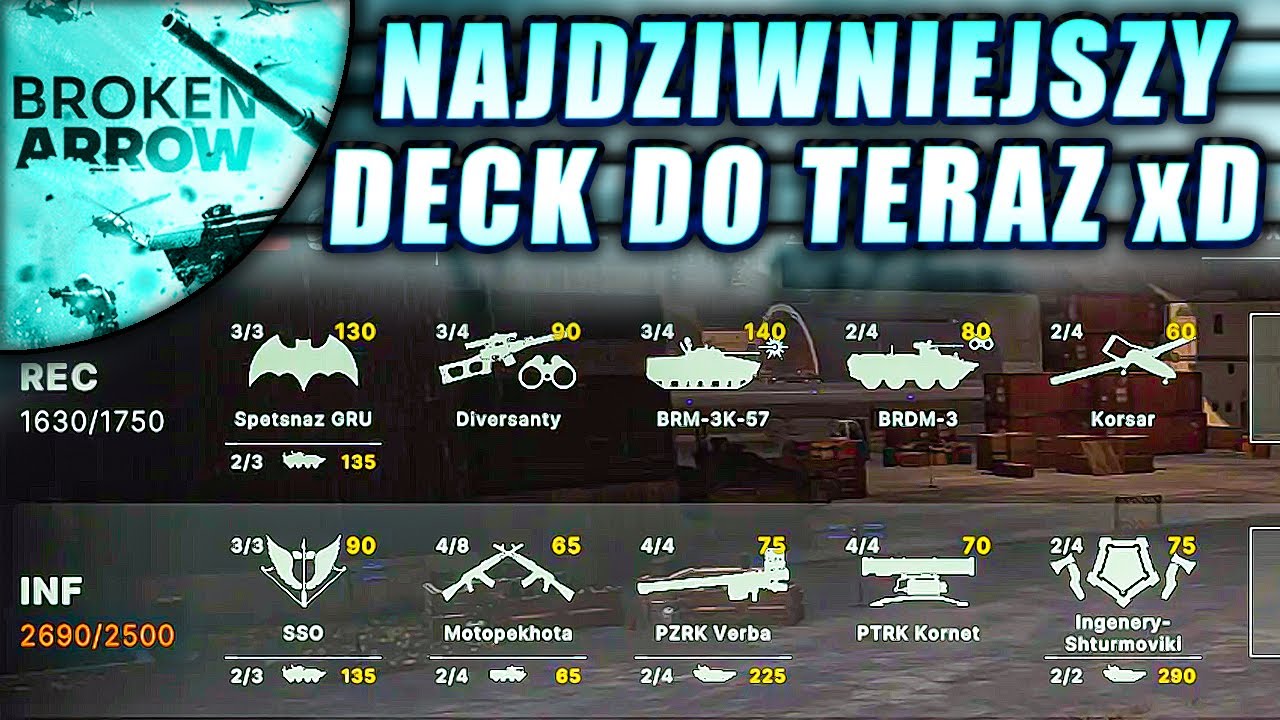 JAK DZIWNY DECK TO DZIWNA GRA - BROKEN ARROW MULTIPLAYER PL