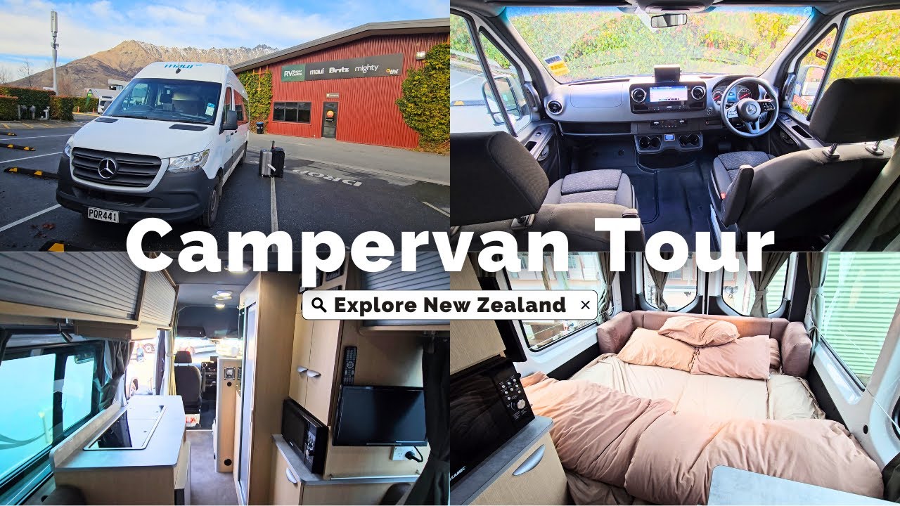 Campervan Tour - The Britz Venturer 2 berth & Maui Ultima 2 Berth | New Zealand