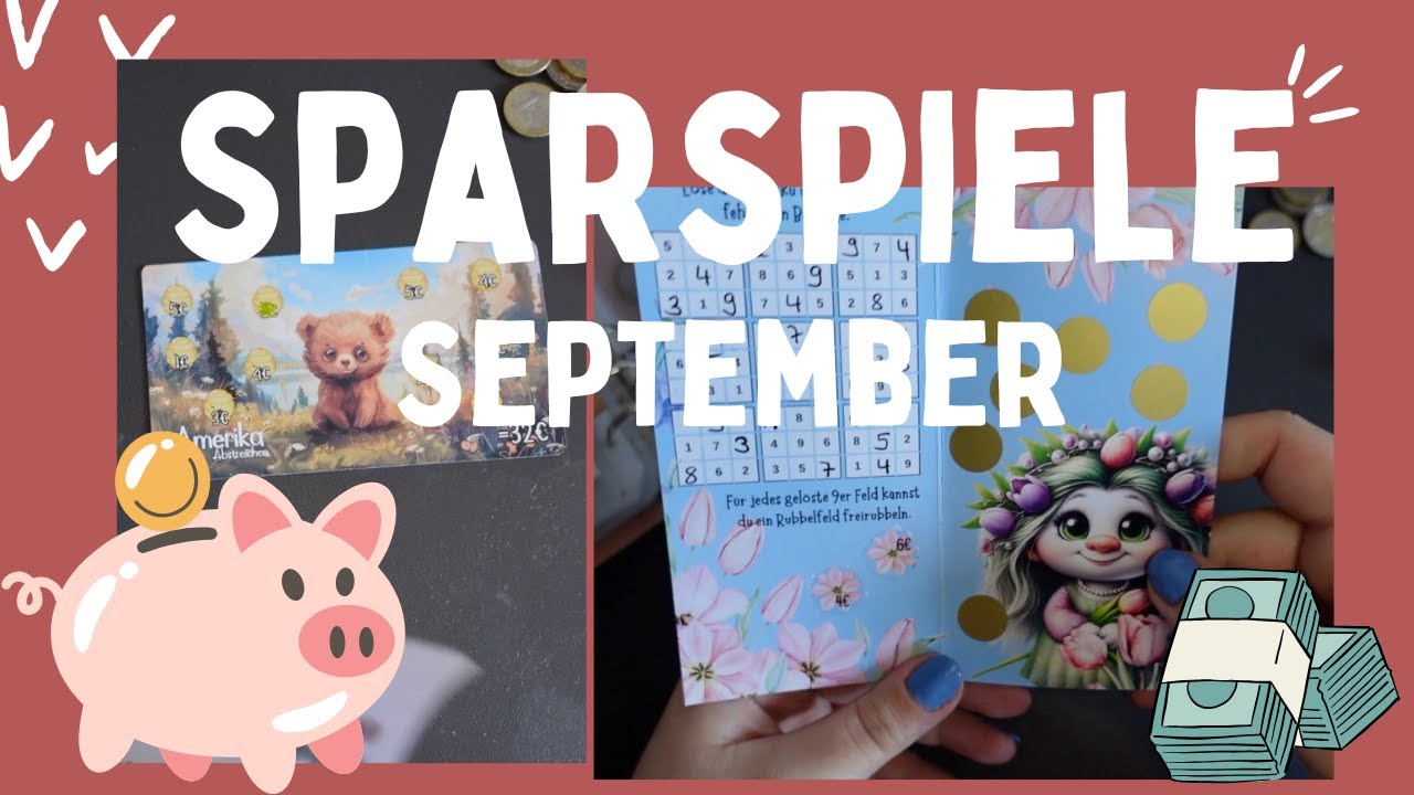 Sparspiele und Challenges im September | Woche 4 🌻