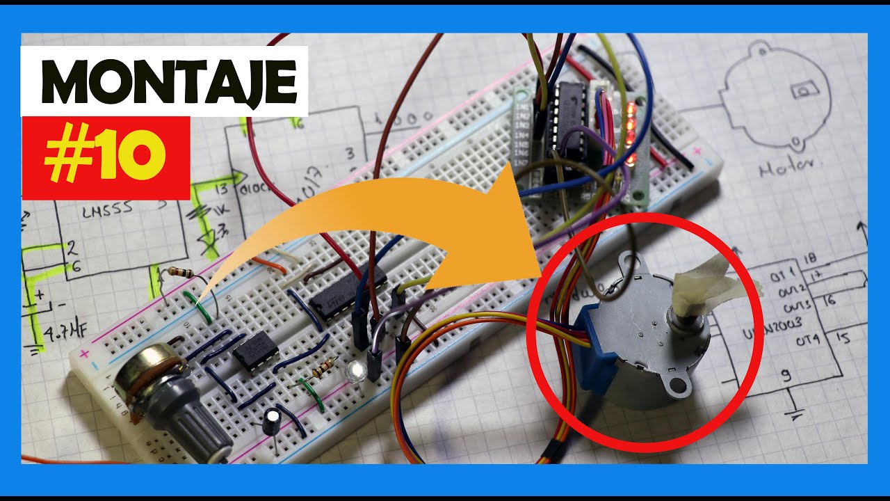 quieres controlar un motor PAP y no sabes programar ? este vídeo es para ti | lm555 y cd4017
