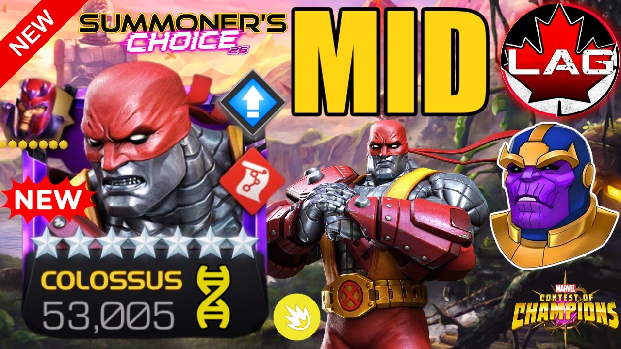 🧬#1 Hater Tests AOA Colossus!! IS HE MID?? 7⭐Rank 4 Gameplay! Summoner Choice '26 Winner! - MCOC