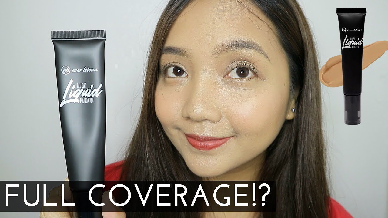 EVER BILENA ALL DAY LIQUID FOUNDATION REVIEW + WEAR TEST