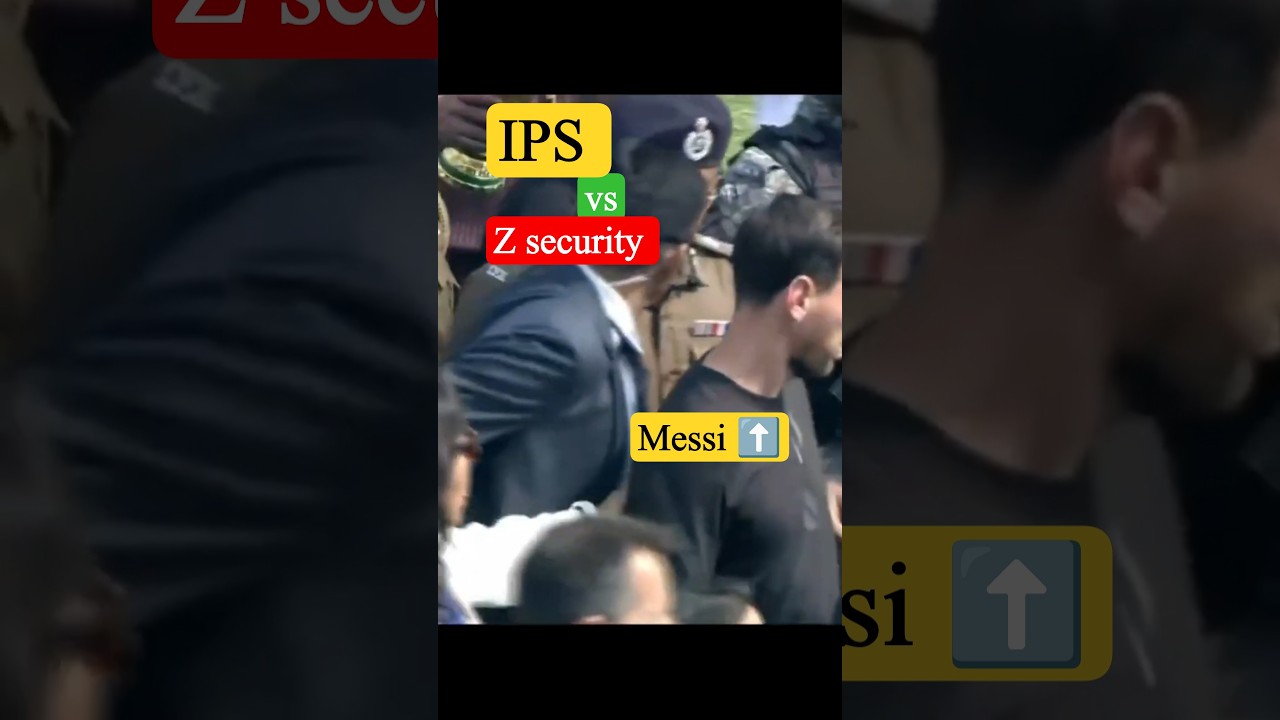 Lionel Messi in India, IPS vs Z security